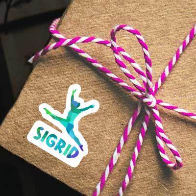 Sticker Gymnast Sigrid Notebook Image