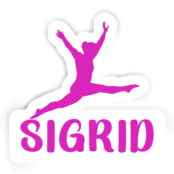 Gymnast Sticker Sigrid Laptop Image