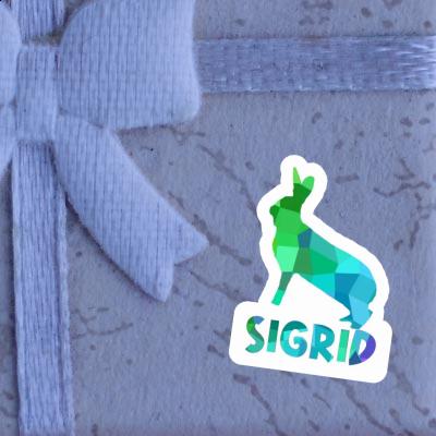 Aufkleber Kaninchen Sigrid Laptop Image