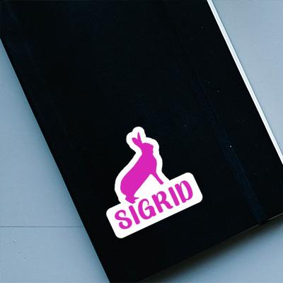 Sticker Sigrid Rabbit Laptop Image