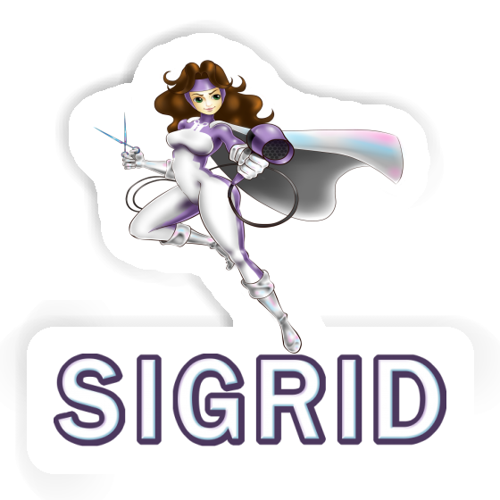 Sigrid Sticker Hairdresser Image