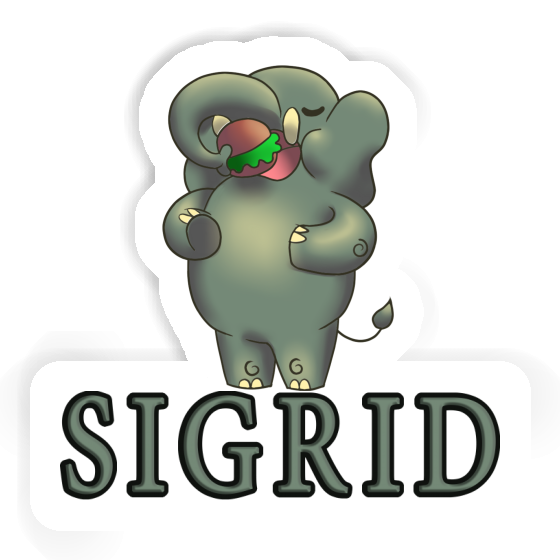 Elephant Sticker Sigrid Image
