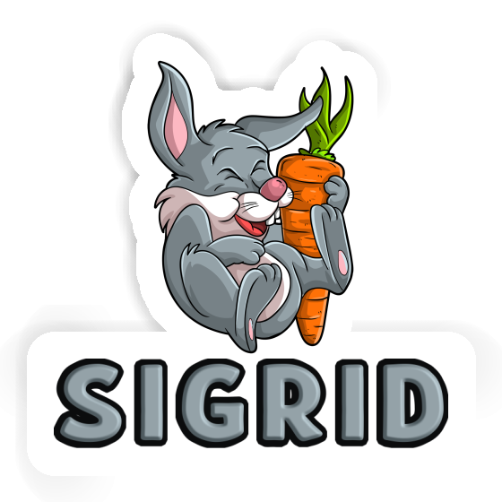 Easter bunny Sticker Sigrid Laptop Image