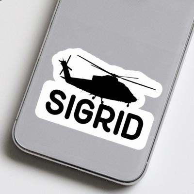 Helicopter Sticker Sigrid Notebook Image