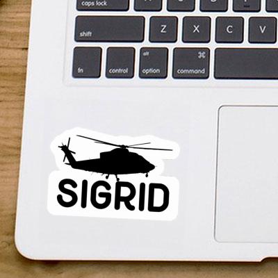 Helicopter Sticker Sigrid Laptop Image