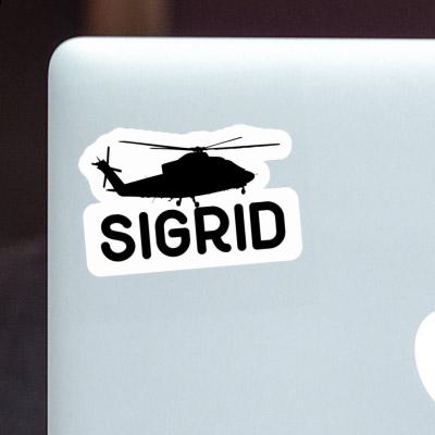 Helicopter Sticker Sigrid Laptop Image