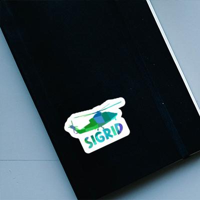 Sticker Helicopter Sigrid Gift package Image
