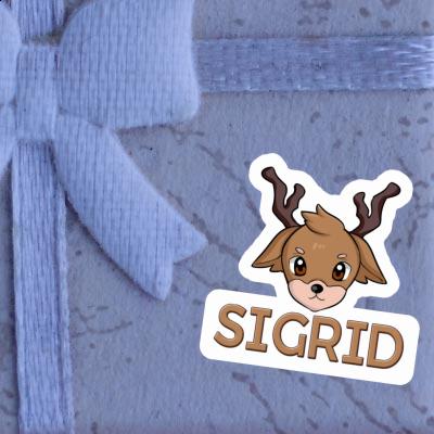 Sticker Sigrid Deer Laptop Image