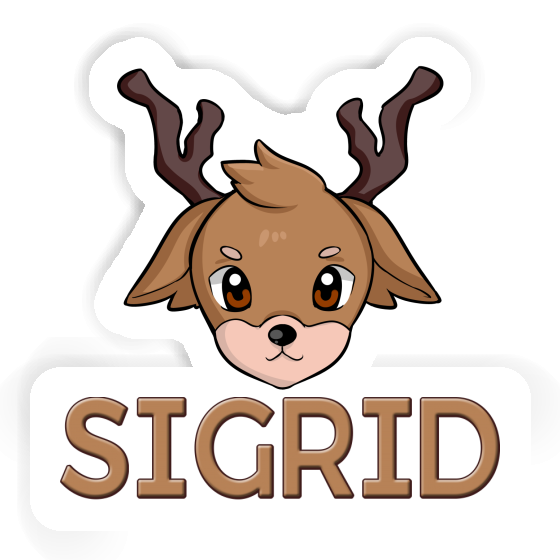 Sticker Sigrid Deer Laptop Image