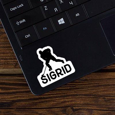 Sticker Sigrid Hockey Player Image