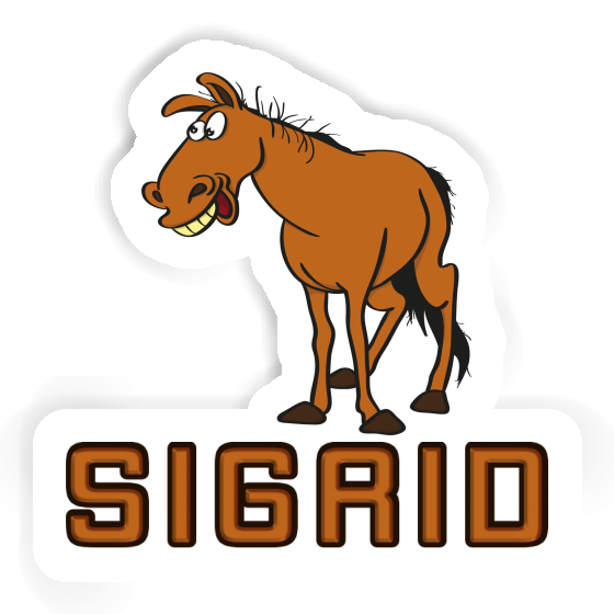 Sticker Horse Sigrid Notebook Image