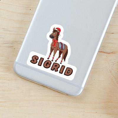 Christmas Horse Sticker Sigrid Notebook Image