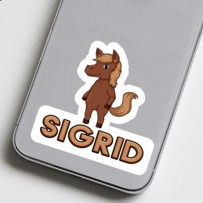 Sticker Sigrid Horse Notebook Image
