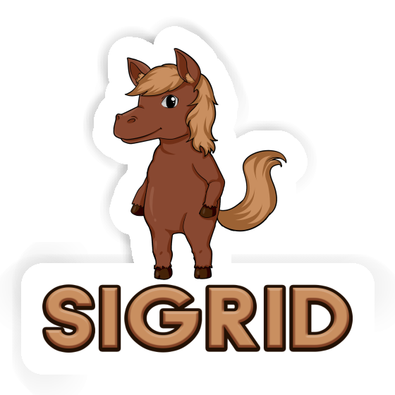 Sticker Sigrid Horse Laptop Image