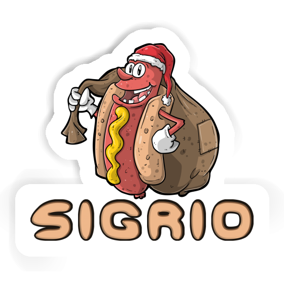 Sigrid Sticker Hot Dog Laptop Image