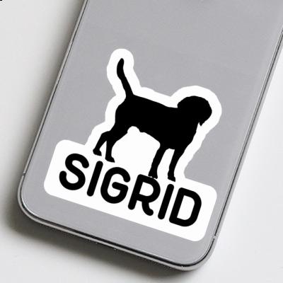 Chien Autocollant Sigrid Image