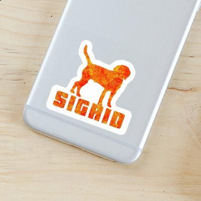 Dog Sticker Sigrid Laptop Image