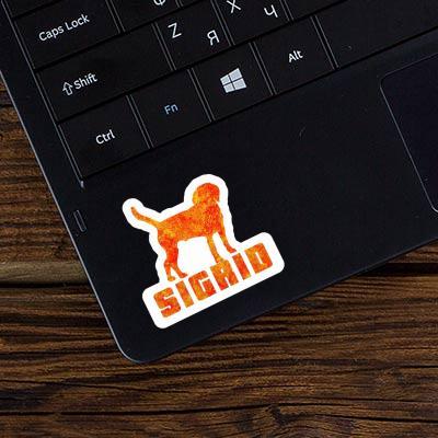 Sticker Hund Sigrid Laptop Image