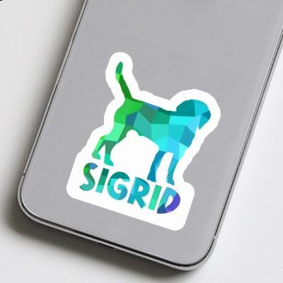 Sticker Sigrid Dog Laptop Image