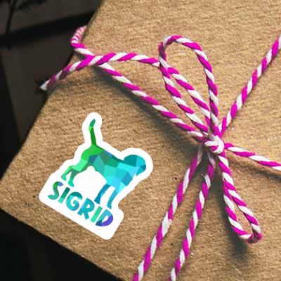 Sticker Sigrid Dog Laptop Image