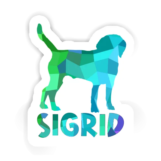 Hund Sticker Sigrid Image