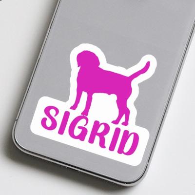 Dog Sticker Sigrid Laptop Image