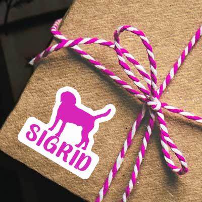 Dog Sticker Sigrid Laptop Image