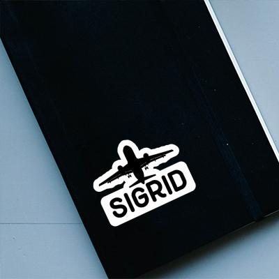 Aufkleber Jumbo-Jet Sigrid Notebook Image