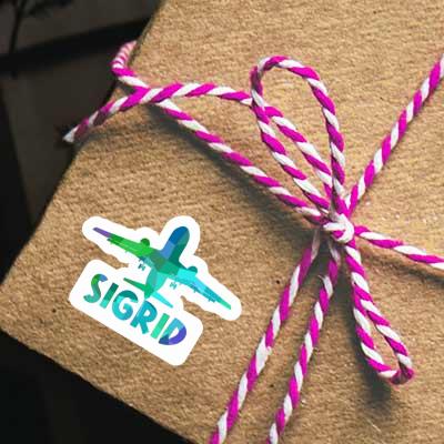 Sticker Sigrid Jumbo-Jet Notebook Image