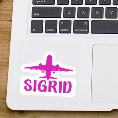 Autocollant Jumbo-Jet Sigrid Notebook Image