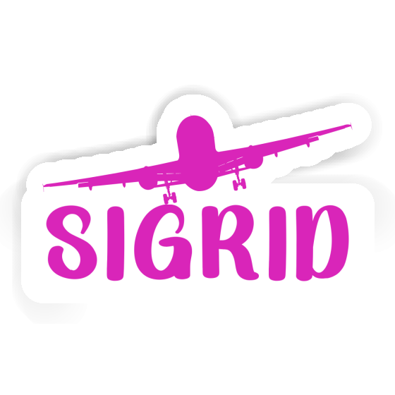 Sigrid Sticker Airplane Gift package Image