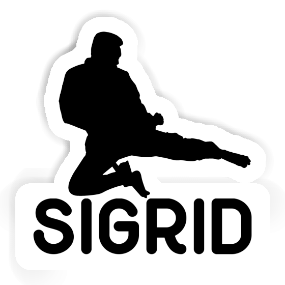 Sticker Karateka Sigrid Gift package Image