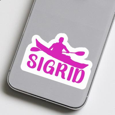 Sigrid Sticker Kayaker Notebook Image