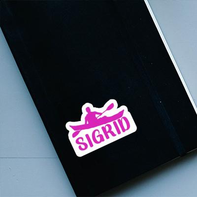 Kajakfahrer Aufkleber Sigrid Notebook Image