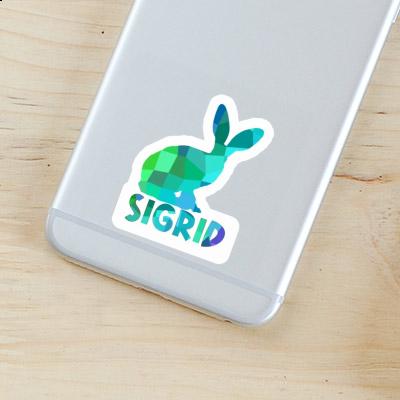 Sticker Sigrid Rabbit Laptop Image