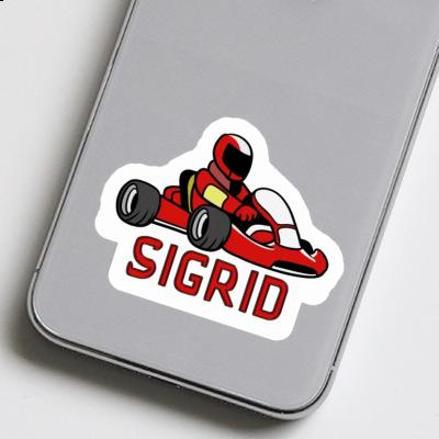 Kartfahrer Sticker Sigrid Laptop Image