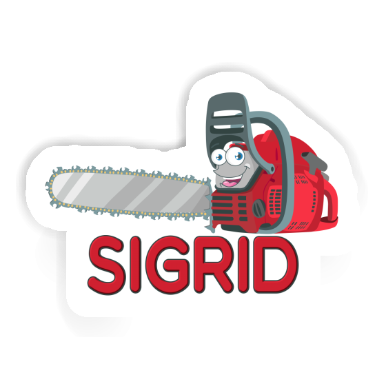 Sticker Sigrid Chainsaw Notebook Image