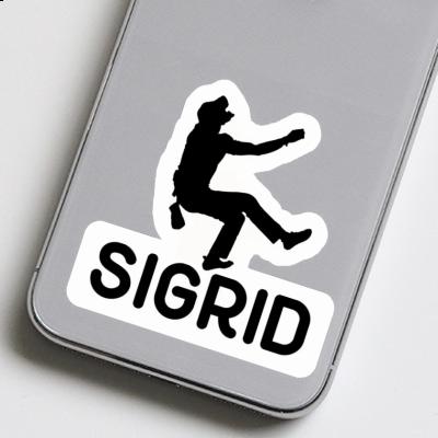 Sticker Sigrid Climber Notebook Image