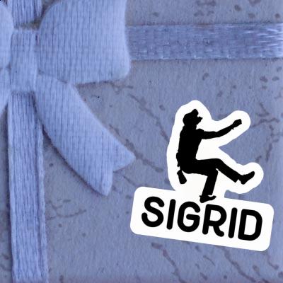 Climber Sticker Sigrid Notebook Image