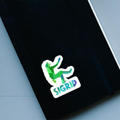 Sigrid Sticker Climber Notebook Image