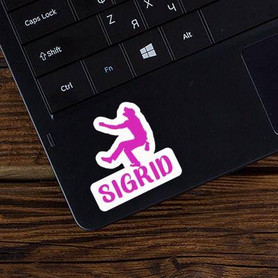 Kletterer Sticker Sigrid Notebook Image