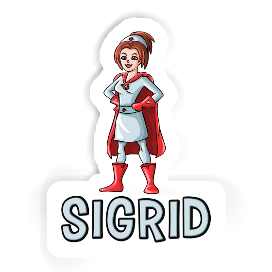 Sticker Nurse Sigrid Notebook Image