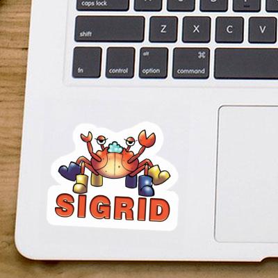 Sticker Sigrid Crab Notebook Image