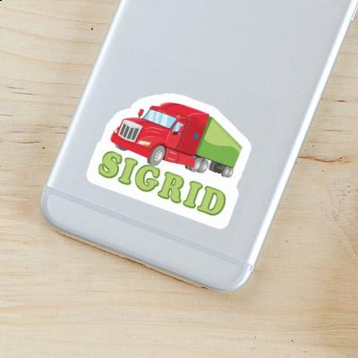 Sticker Sigrid Articulated lorry Gift package Image