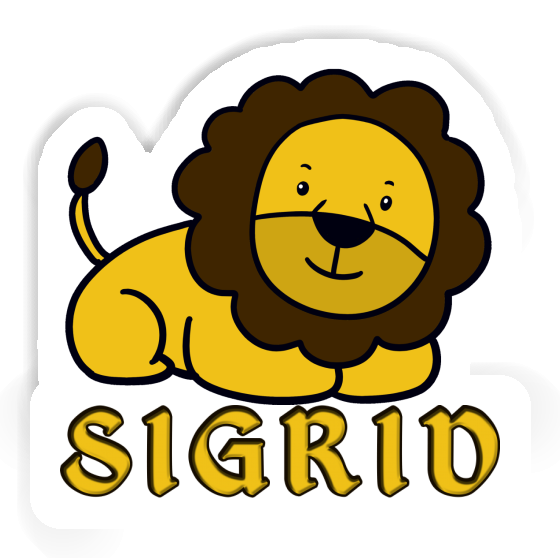 Lion Autocollant Sigrid Image