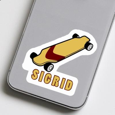 Sigrid Sticker Skateboard Image