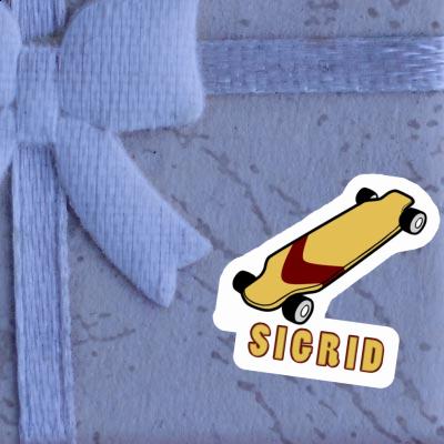 Sigrid Sticker Skateboard Image