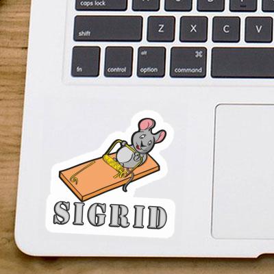 Maus Aufkleber Sigrid Laptop Image