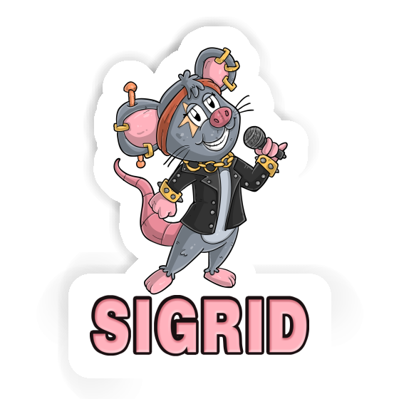 Singer Sticker Sigrid Notebook Image