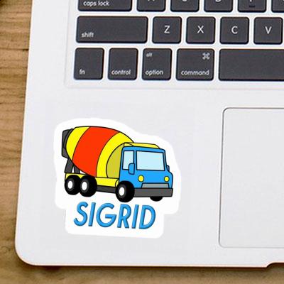 Sticker Mixer Truck Sigrid Image